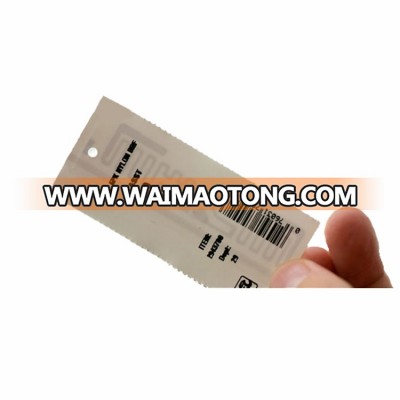 High quality long range passive security UHF RFID clothing hang label tag