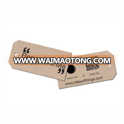 New design long range passive UHF RFID security clothing hang label tag for warehouse